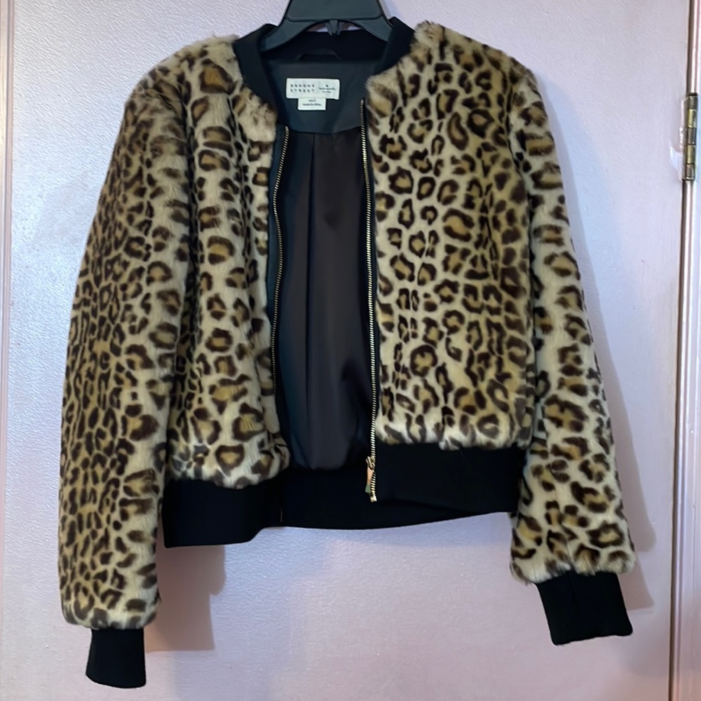Katie spade bomber jacket: only worn twice zipper still has plastic cover